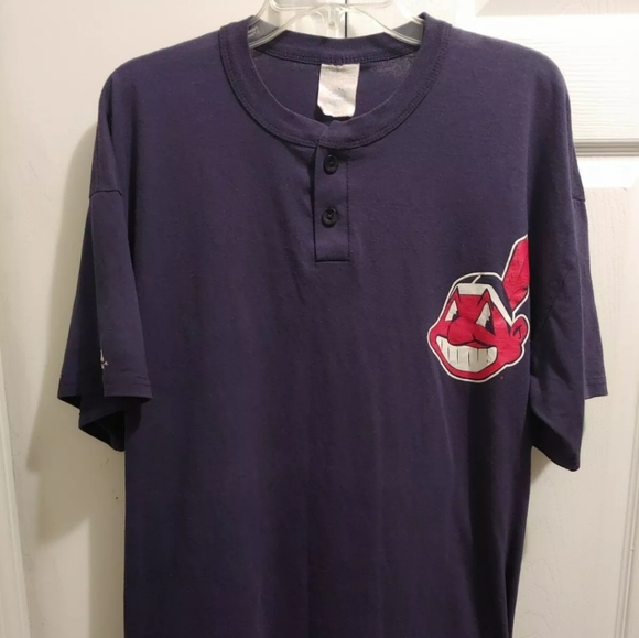 MLB Other - Cleveland Indians Men's Graphic Majestic Cotton T-shirt